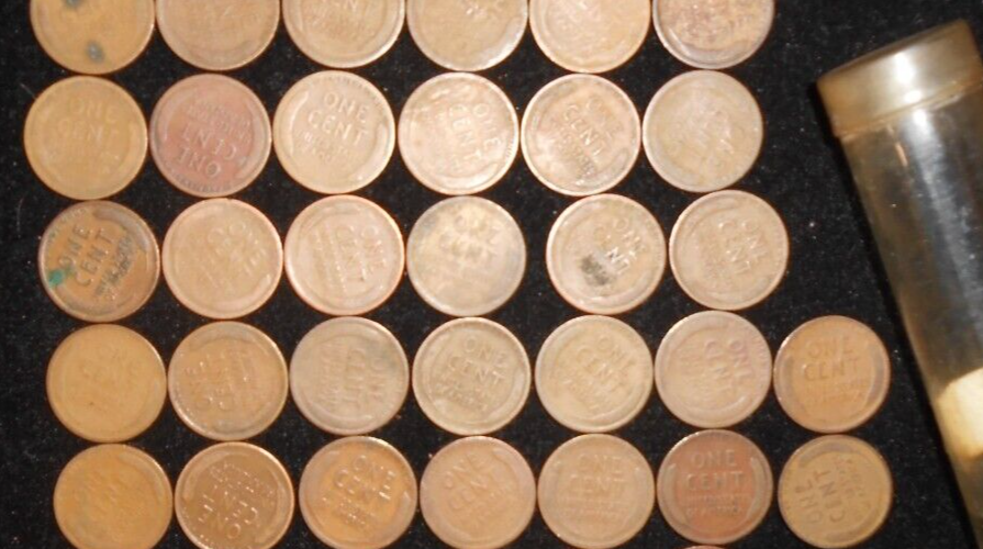 1919 D LINCOLN WHEAT CENTS - CIRCULATED ROLL