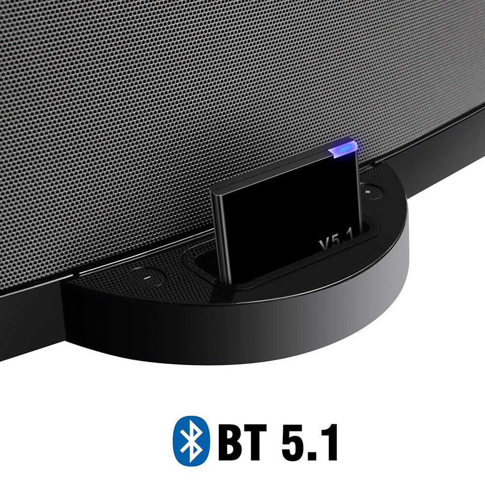Bluetooth 5.1 Music Audio Adapter Receiver 30 Pin Dock Speaker for iPhone iPod