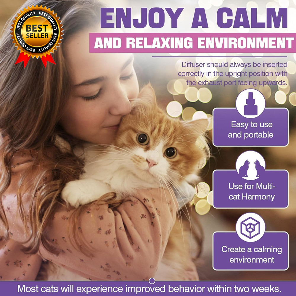 Cat Pheromones Calming Diffuser Refill 6 Pack Multicat Pheromone Diffusers