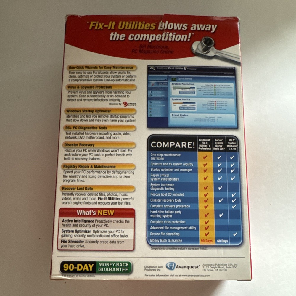 Avanquest Software Fix-It Utilities 8 Professional