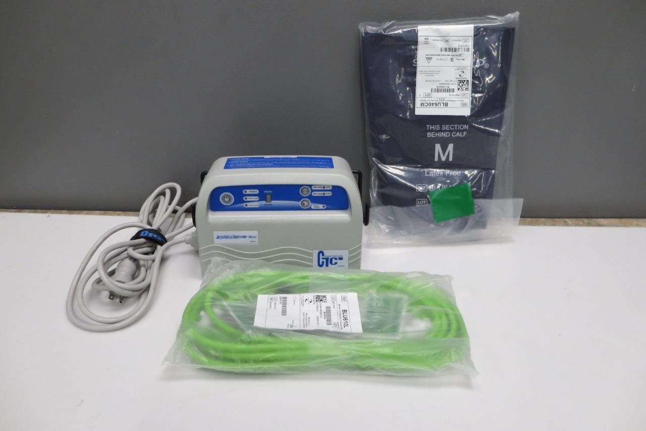 (NEW) VP500DM DVT VasoPress Supreme Mini Pump w/ VP501M Medium Calf Garment 18"