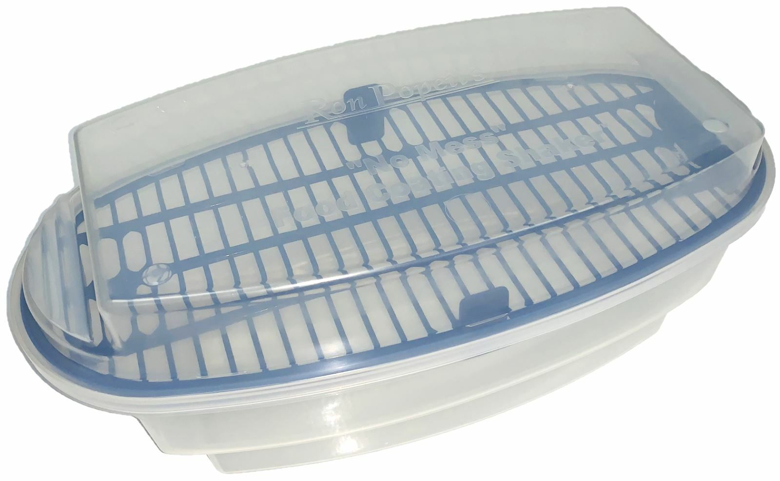 Ron Popeil's No Mess Food Coating Shaker All In One Kitchen Breader Batter Bowls