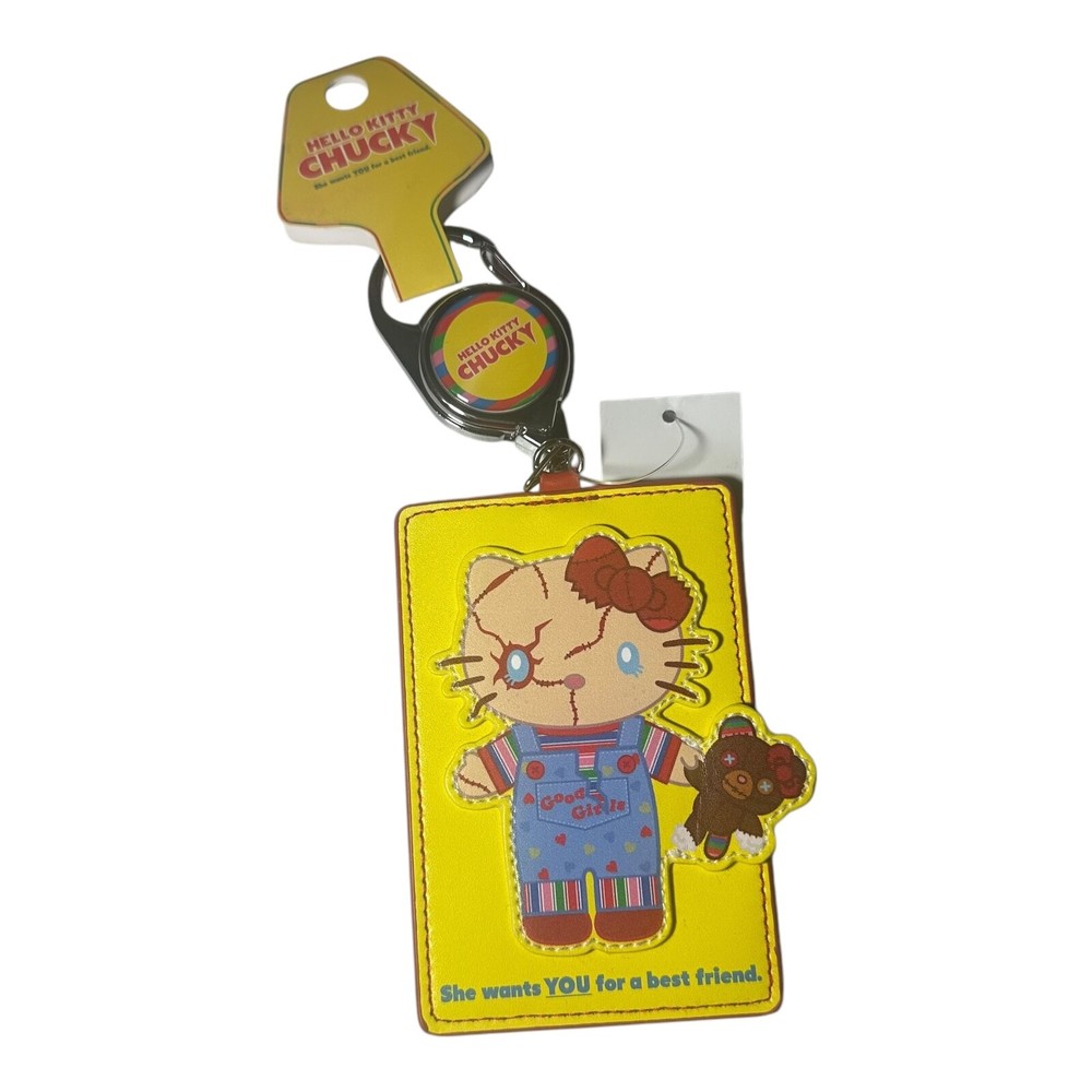 Universal Studios Hello Kitty Chucky Badge Reel