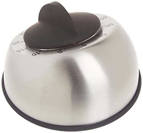 OGGI Countdown 60-Minute Kitchen Timer- Stainless Steel Countdown Timer, Cook...