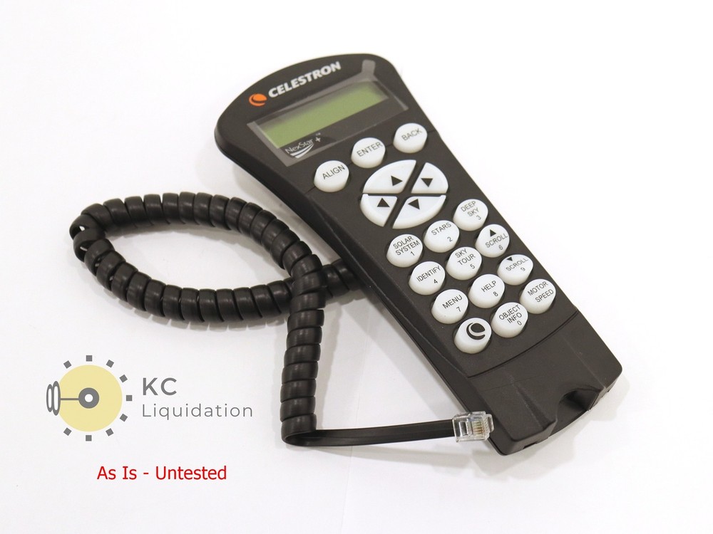 Celestron NextStar EQ Hand Control Computerized Telescope Controller - Untested
