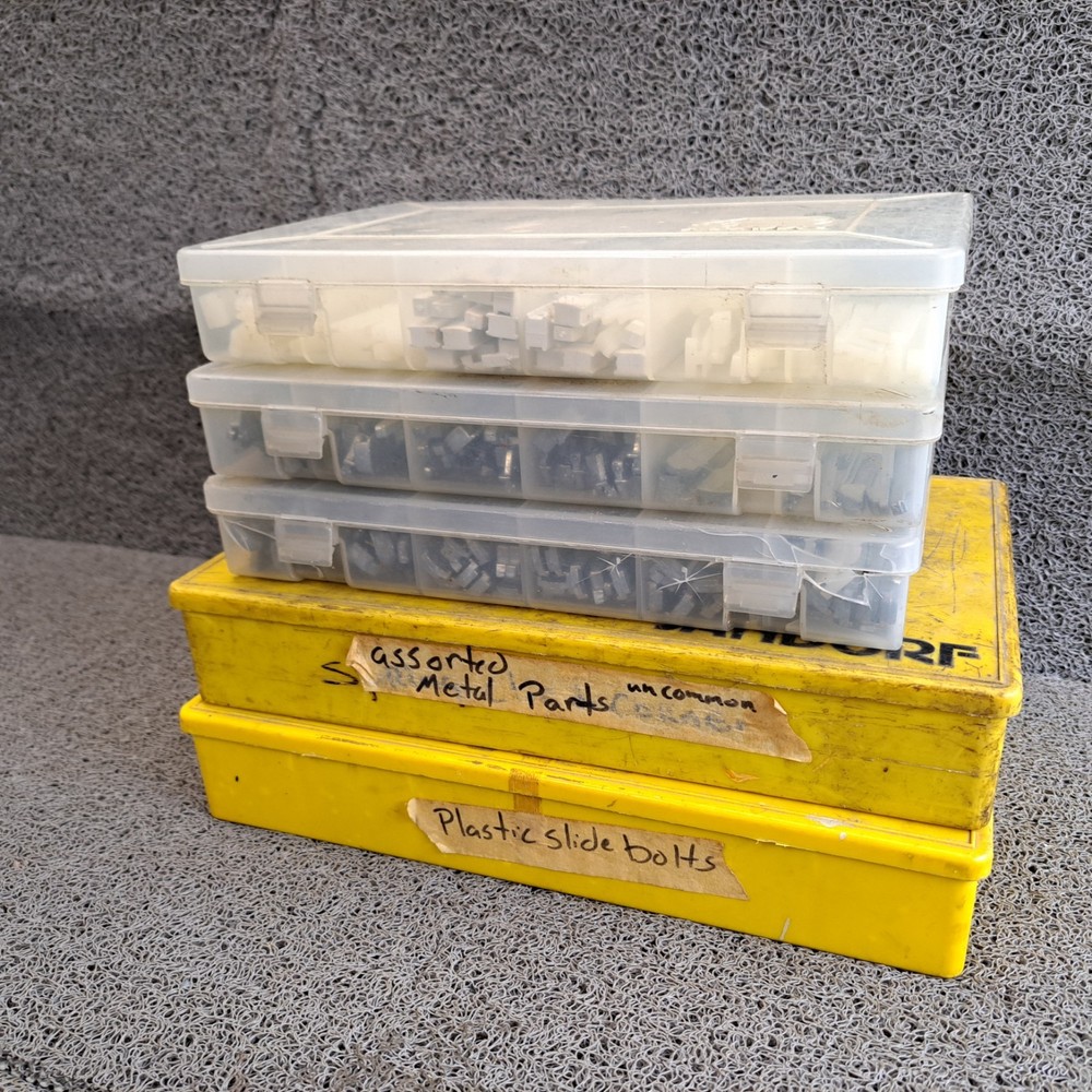 Nylon slide bolt, Steel slide bolt, replacement kit for windows.