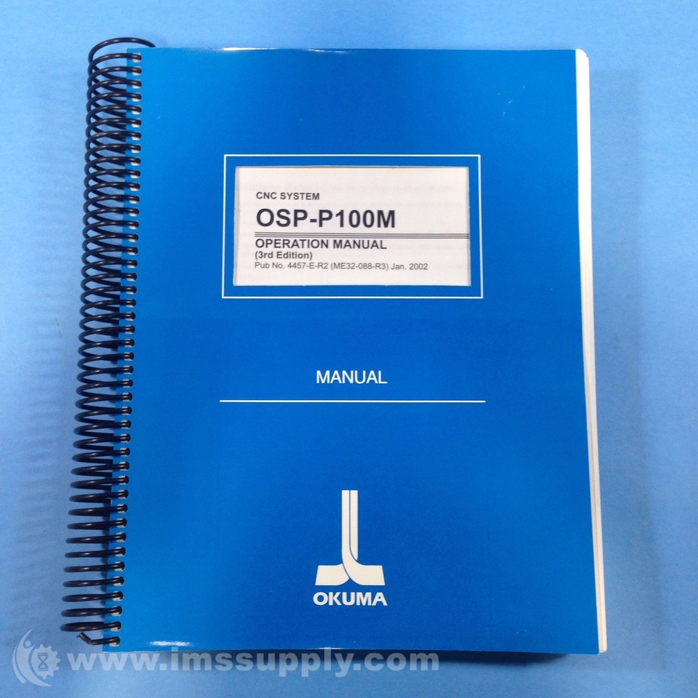 Okuma OSP-P100M Operation Manual USIP