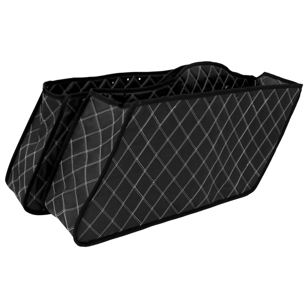 Saddlebag White Liners Stretched Bag Inserts For Harley Road King Glide 93-2013