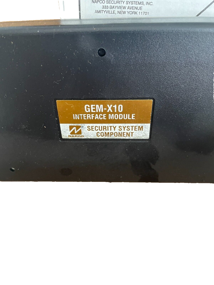 Napco GEM-X10KIT Interface Module for Security Systems. NEW IN OPEN BOX.