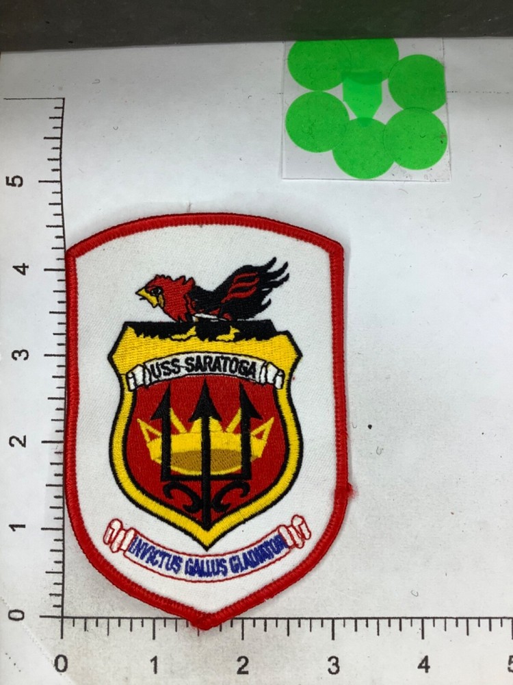 US NAVY USS SARATOGA SHIPS PATCH