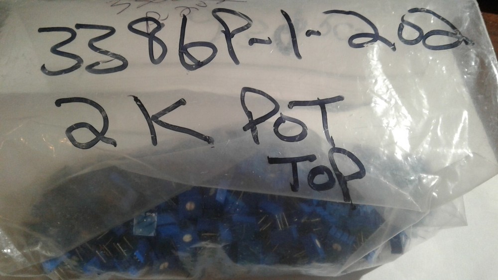 (10 pcs ) 3386P-1-202, BOURNS, POT