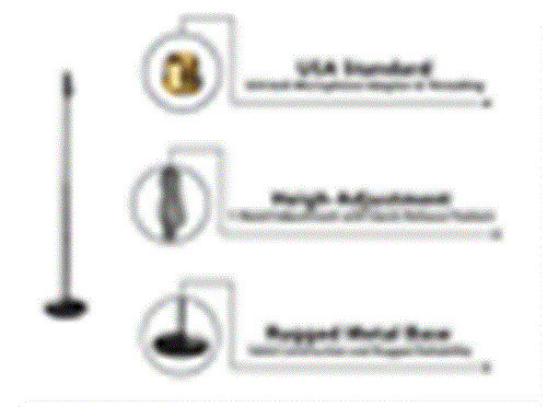 PMKS40 Universal Tripod Microphone Stands - Adjustable and Extendable Height