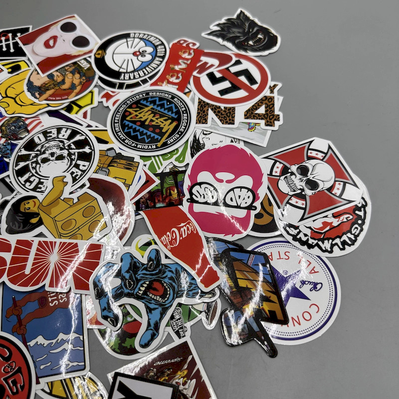 NEW 100 Skateboard Stickers Bomb Vinyl Laptop Luggage Decals Dope Sticker Lot
