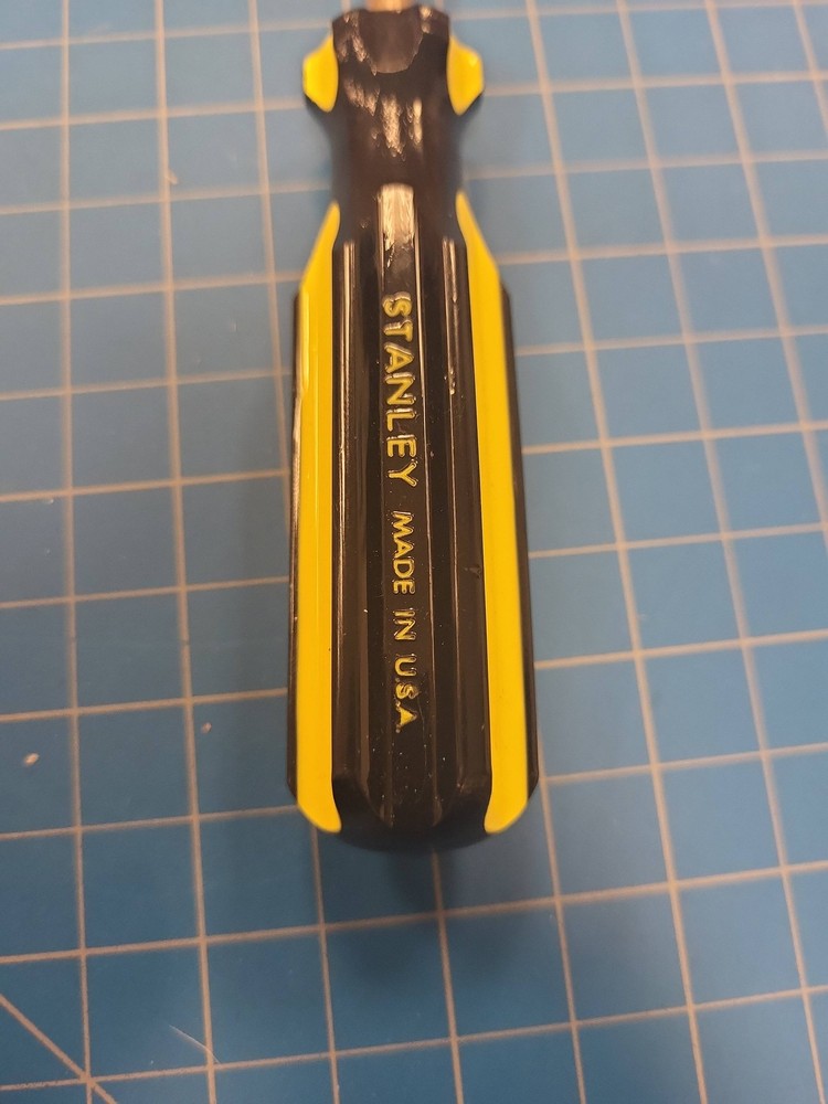 Stanley Flathead Screwdriver USA Made Mechanic Tool Flat Head Driver Handtool