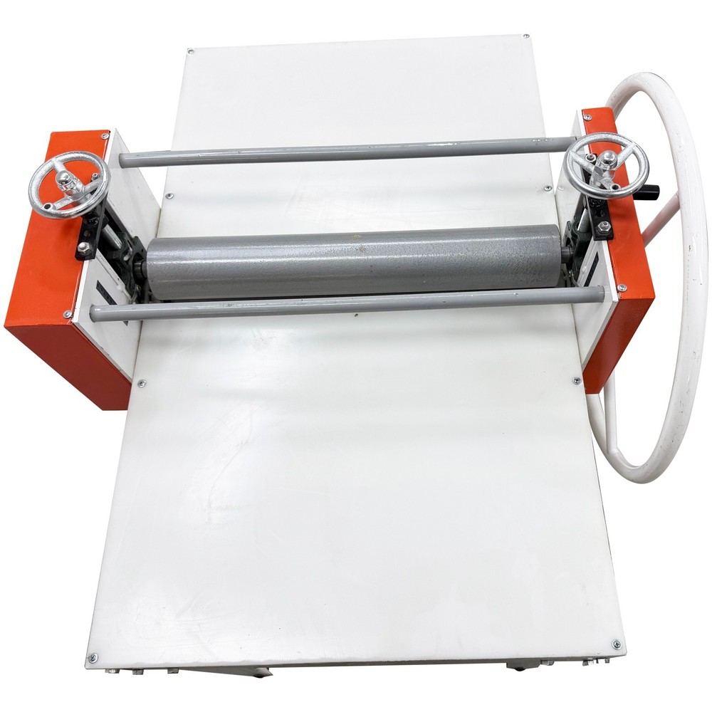 Dual Roller Ceramic Clay Slab Roller Machine with Large Handwheel & Scale Ruler