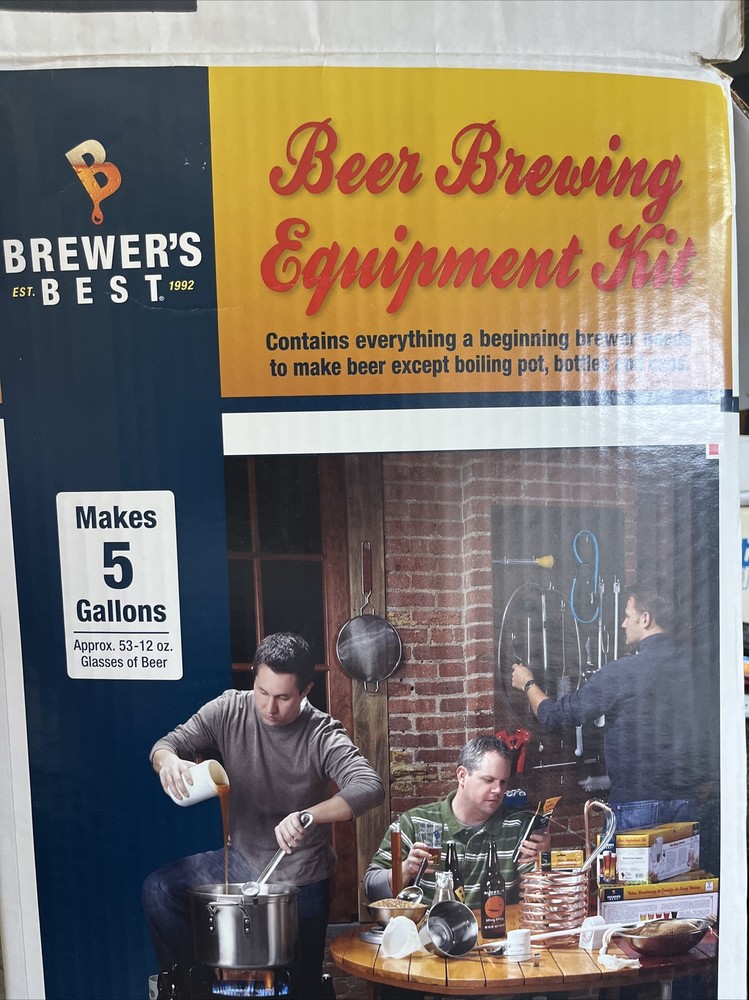 🔥🔥🔥Brewer's Best Beer Brewing Equipment Kit  Opened / Used
