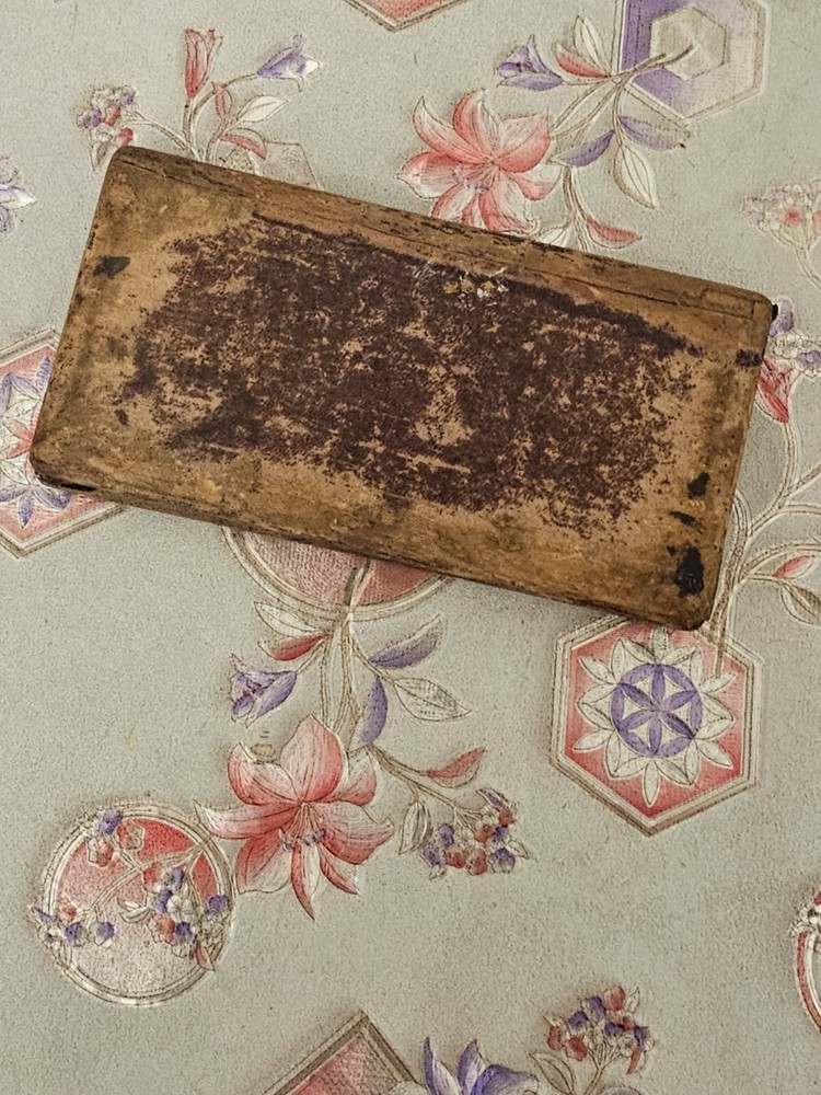 antique Victorian Drafting Compass Tools Wooden Box