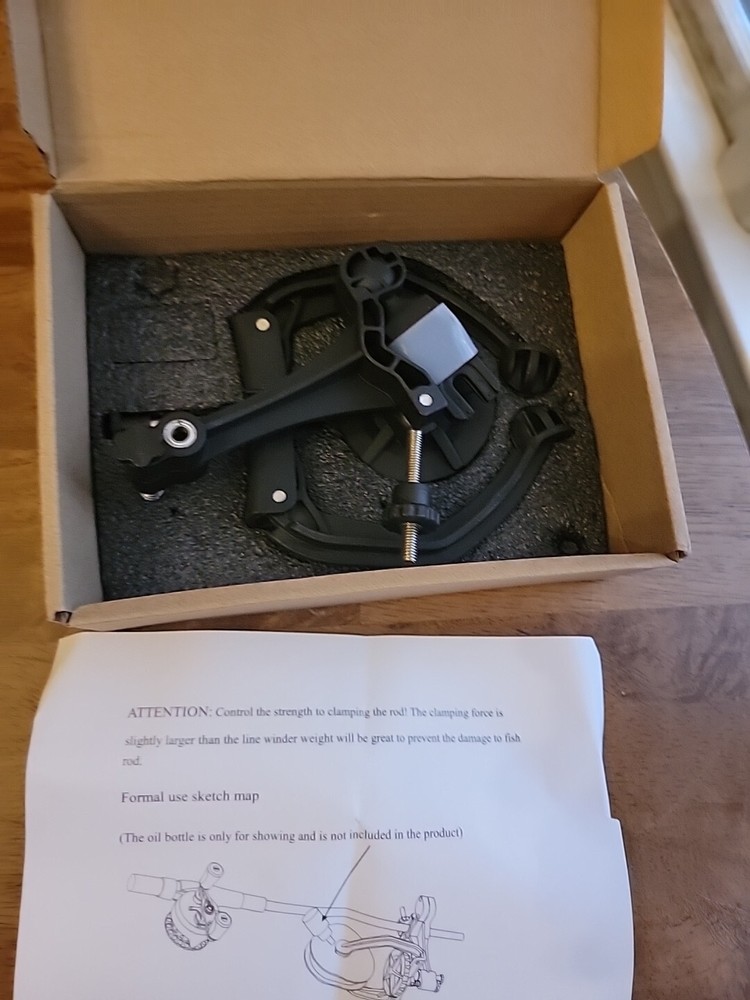 Fishing Line Winder. Black