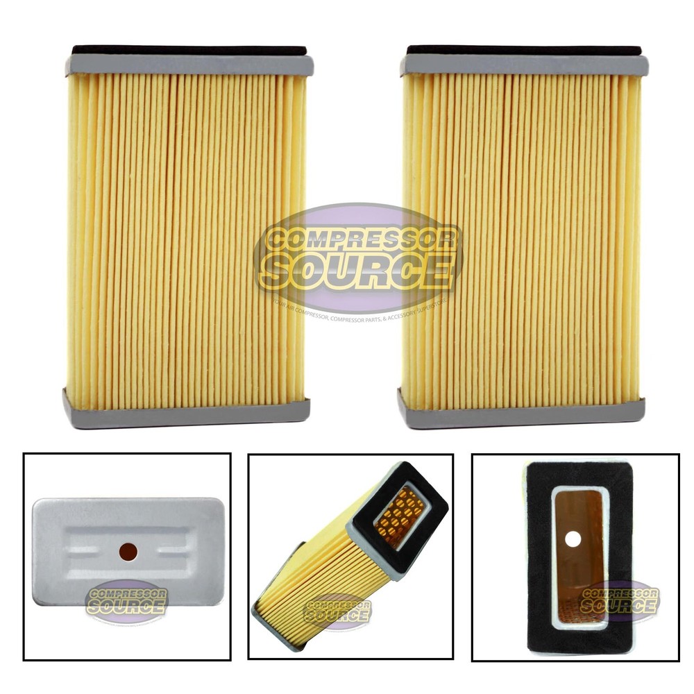 2 Curtis E-57 Air Compressor Intake Filter Elements #70153 66142 or 26015540300