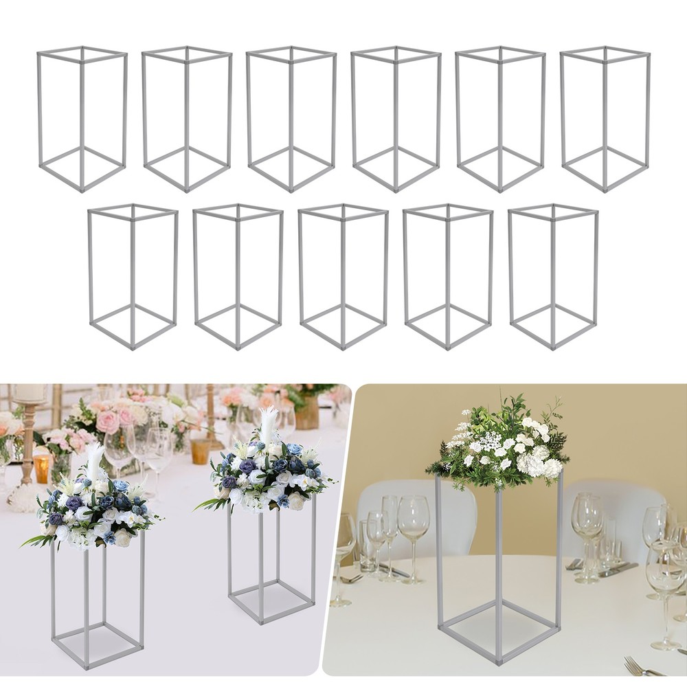 11 Pcs Flower Stands Flower Holder for Wedding Decorations Rectangular Wedding