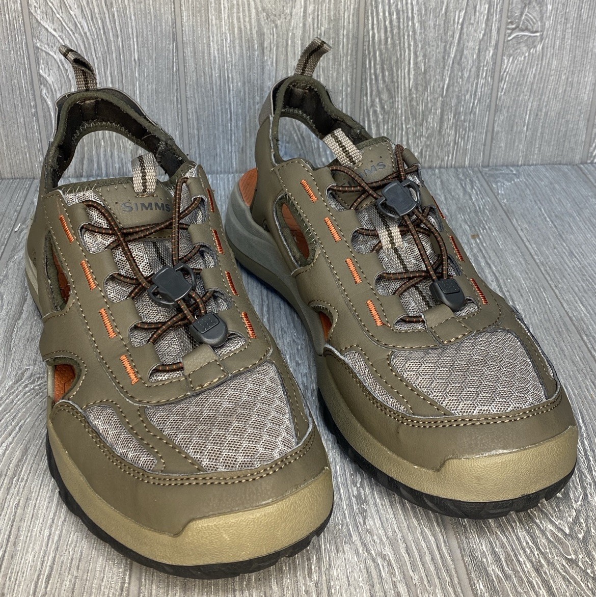 Simms RipRap Wading Sandals Men's Slip On Fishing Shoes Size 10