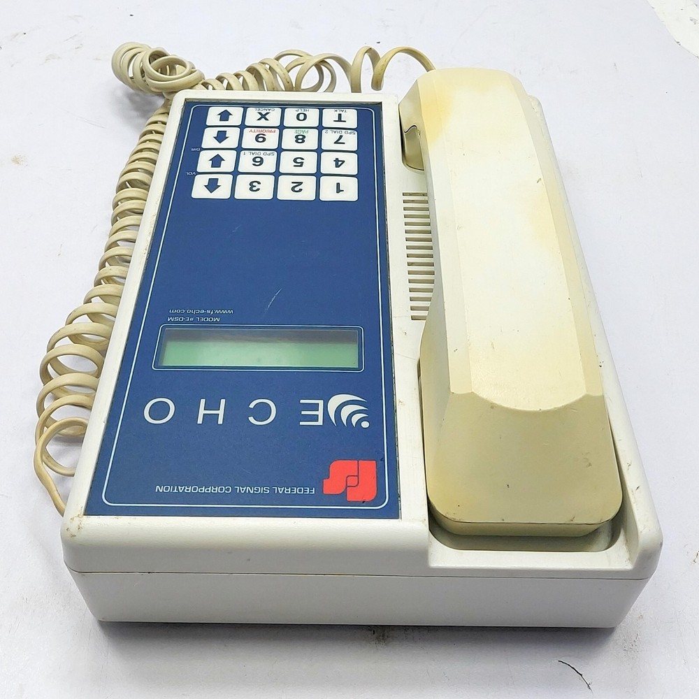 Federal Signal Corporation ECHO Wall Mount Intercom Stations E-DSM