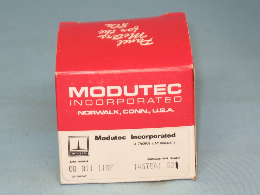MODUTEC ~ MODEL # 00811116F ~ ANALOG PANEL METER ~ NOS