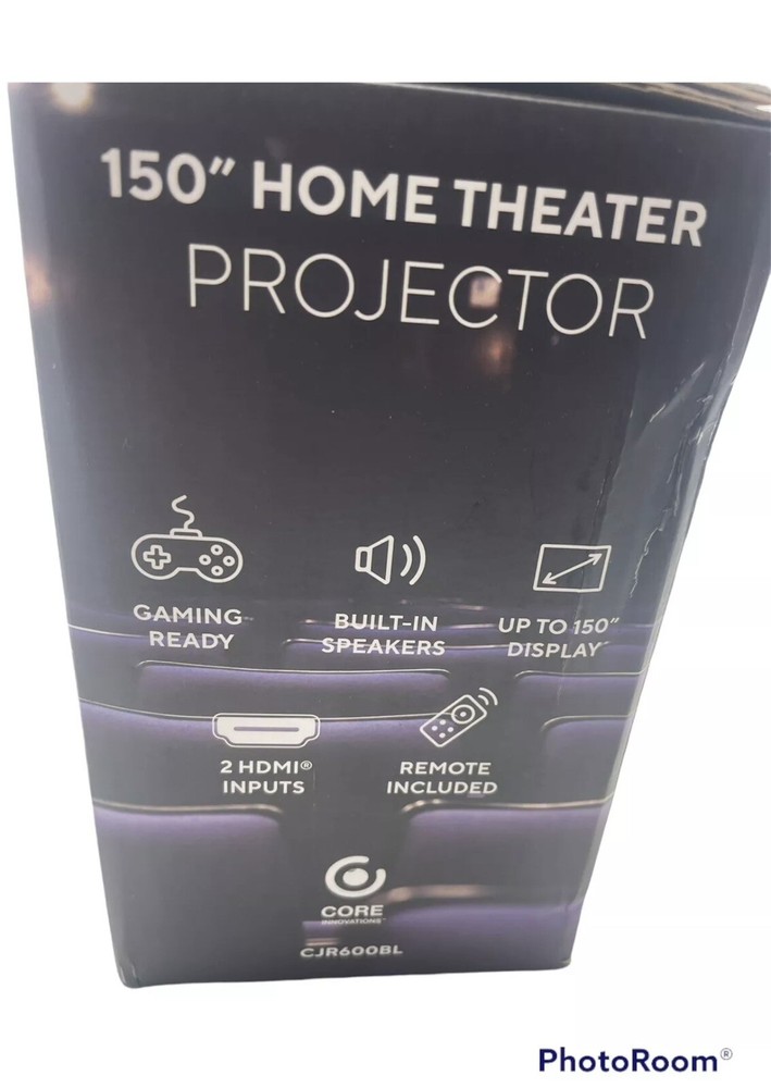 Core Innovations 150” LCD Home Theater Projector - Gaming