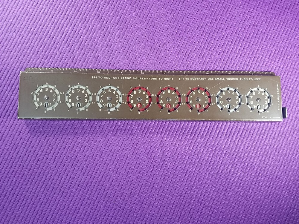 Vtg Addometer Reliable Typewriter & Adding Machine Co Chicago NO STYLUS