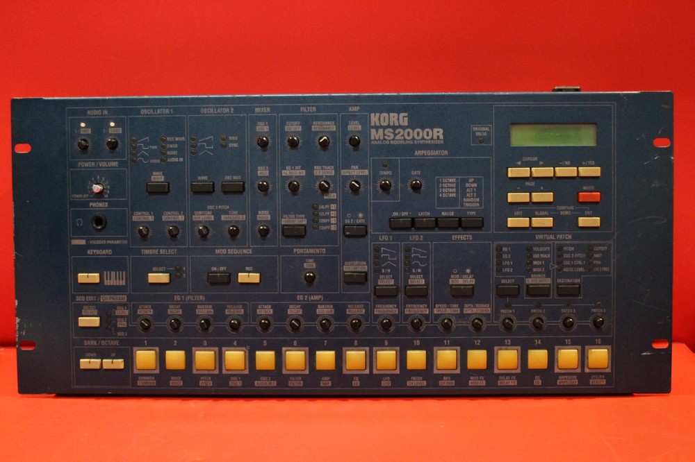 USED KORG MS2000 MS 2000 R Analog Modeling Synthesizer Module U2362 240911