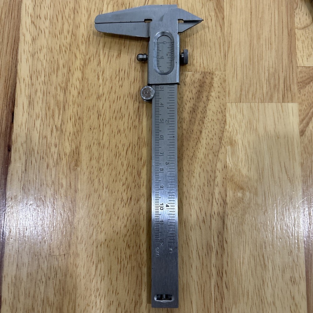 Disston Workshop Caliper 60099 Vernier Reading Inside Outside Depth Gauge