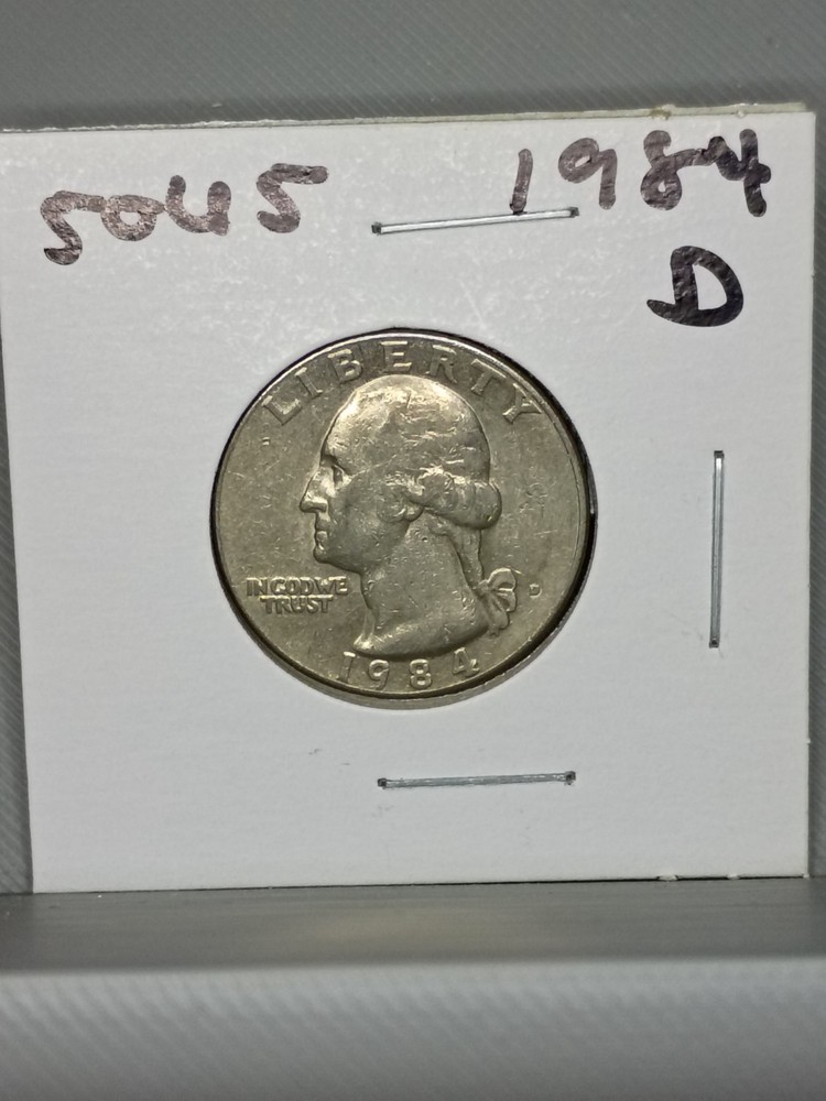 1984 - D Mint - Washington Quarter -  Coin #5065