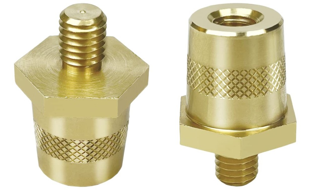 2pcs Battery Terminal Connector, Auto battery Brass Post Adapter, M8