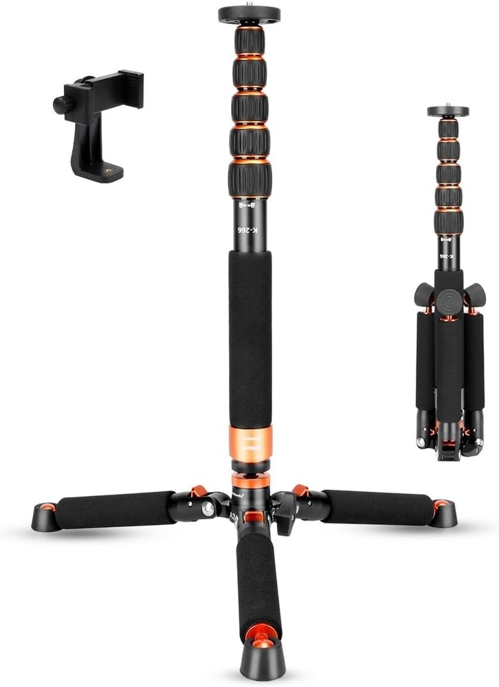 Versatile Monopod with Tripod Base - Lightweight & Durable for Photographers