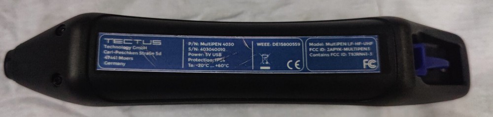 TECTUS MultiPEN 4030 RFID Reader Industry LF+HF+UHF