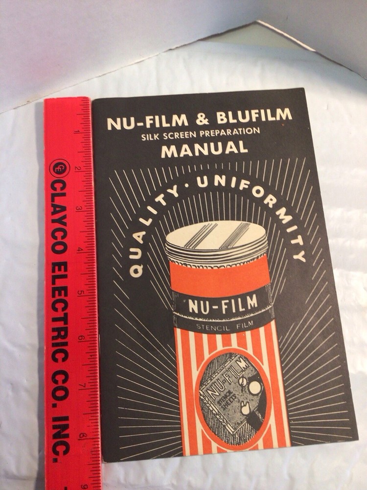 Nu-film Silk Screen Preparation Manual