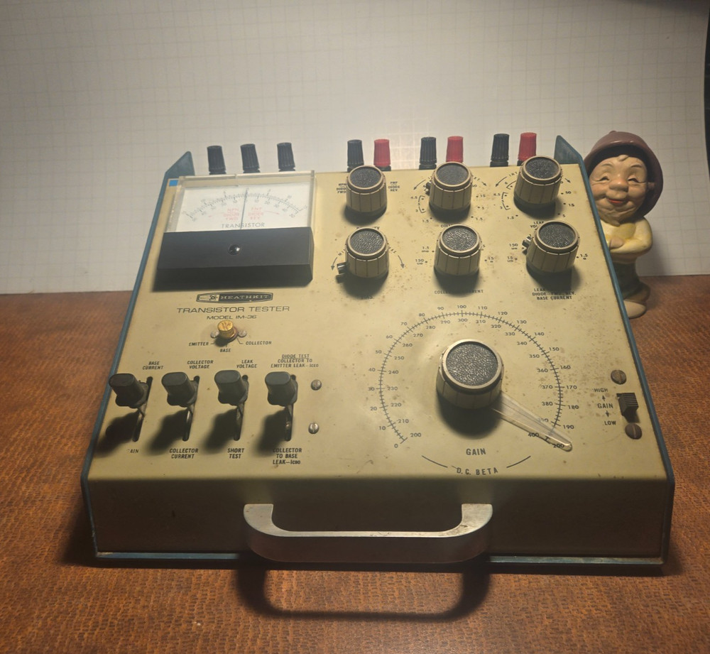 HEATHKIT TRANSISTOR TESTER IM-36
