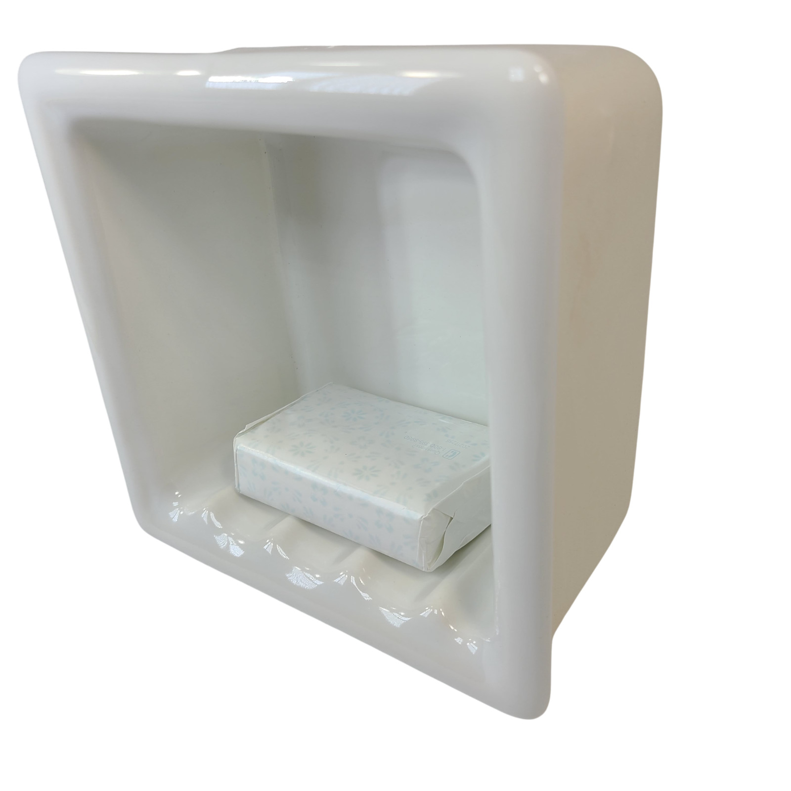 Kohler White Recessed Ceramic Tile Shower Wall Niche Soap Dish Tray Vintage K101