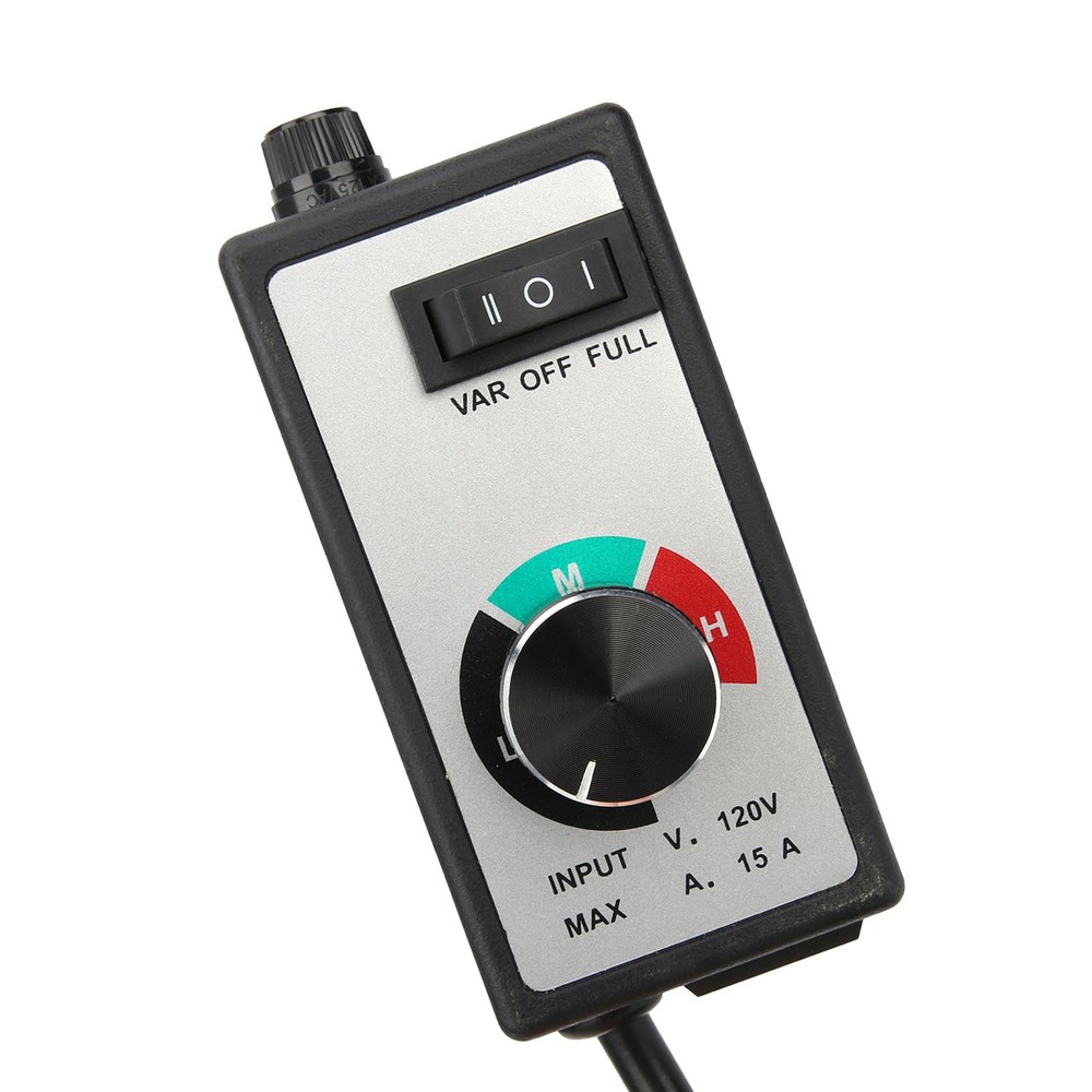 Fan Speed Controller Variable Adjuster Electronic 120V 1500W 15A US Plug 2 New