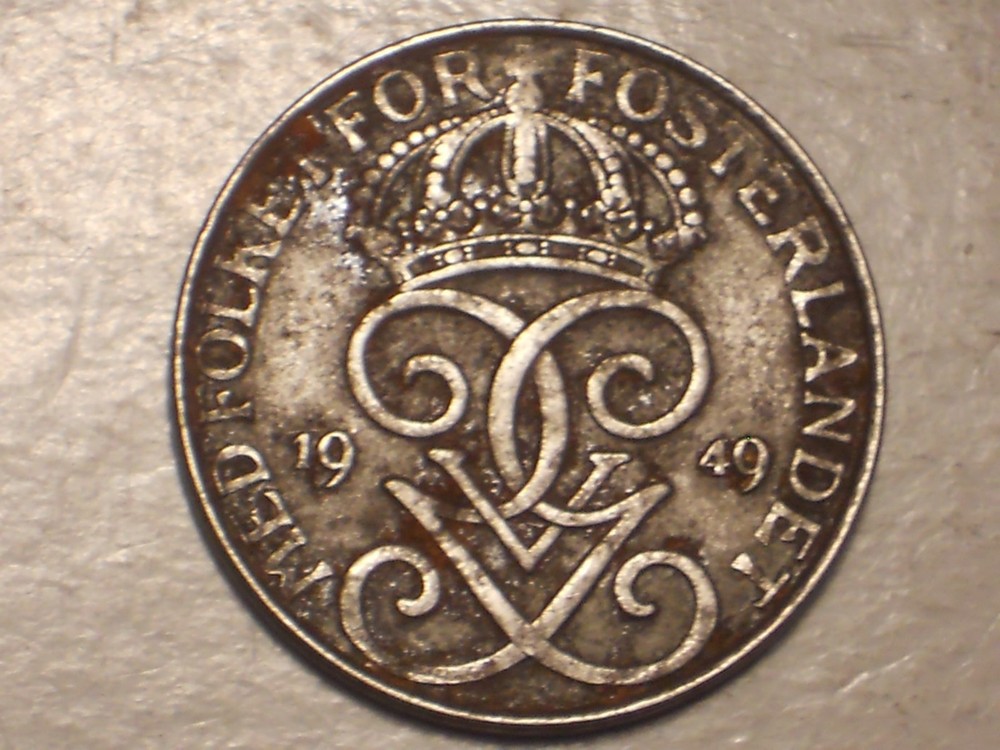 1949 Denmark 5 ORE (VF & Attractive)