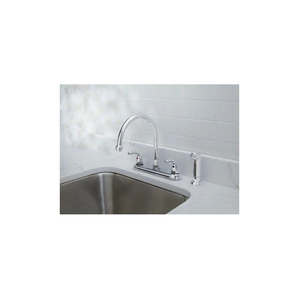 Oakbrook Pacifica Kitchen Faucet Two Handle Chrome