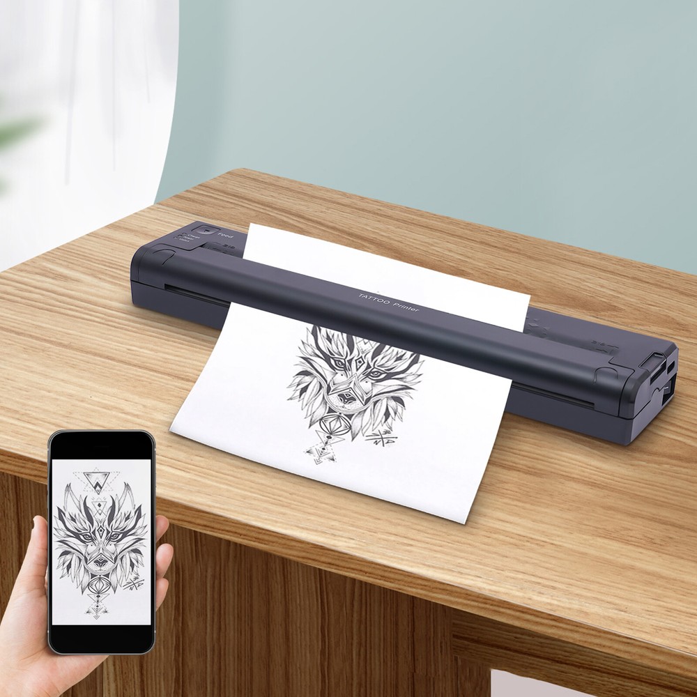Tattoo Thermal Stencil Paper Printer TattooTransfer Copier Printer Machine USB