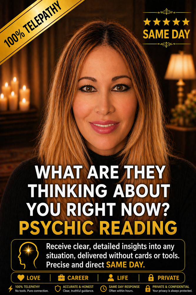 WHAT ARE THEY THINKING PSYCHIC READING SAME DAY NO TOOLS