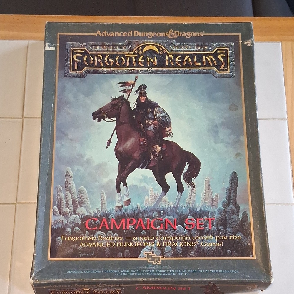 TSR Advanced Dungeons & Dragons Forgotten Realms Campaign Set 1987