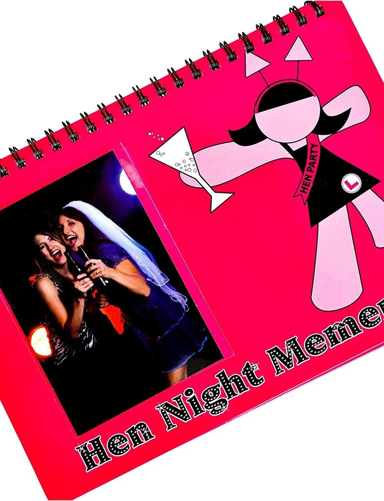 Hen Party Memento - Photo, Memory, Comments Book
