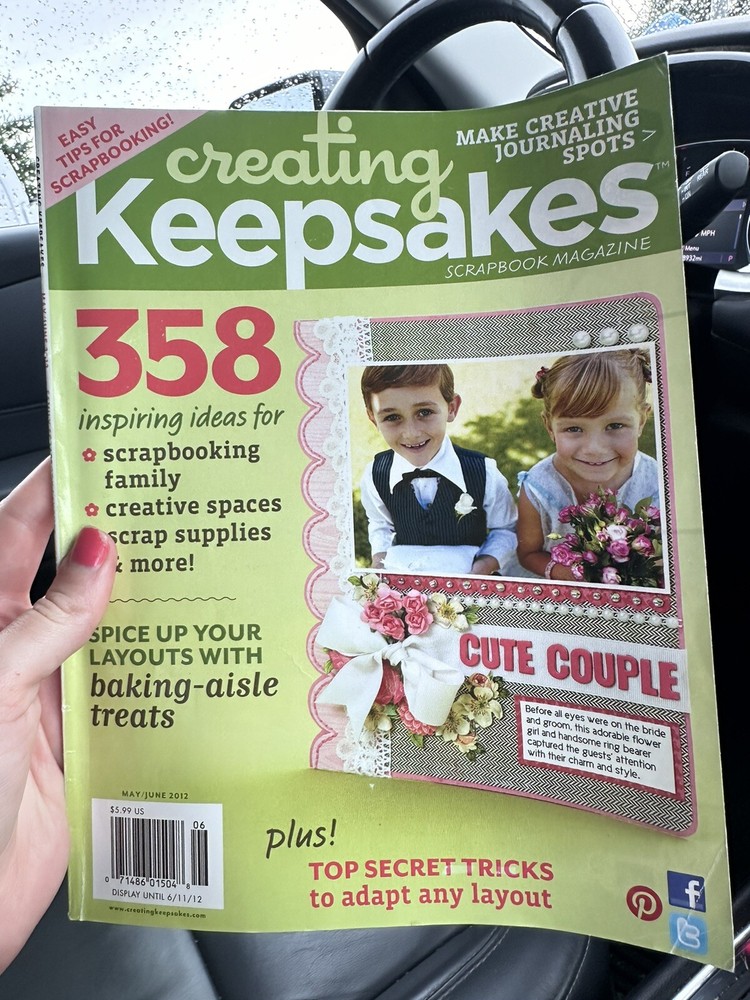 Creating Keepsakes Scrapbooking Magazine May June 2012