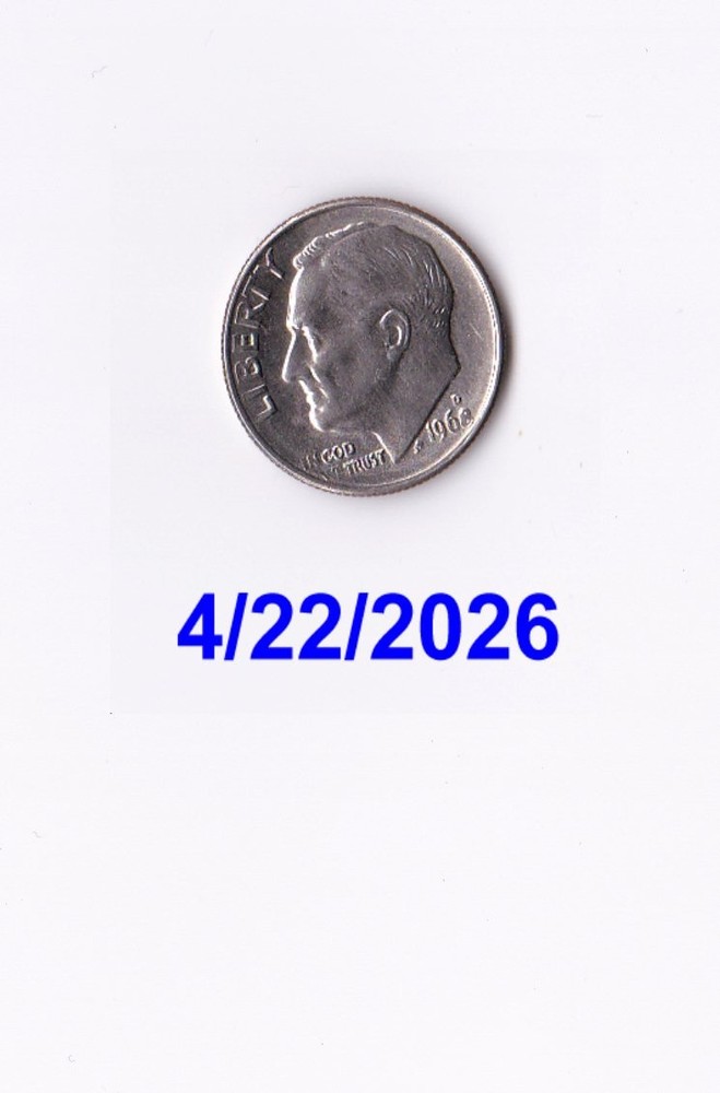 1968D ROOSEVELT DIME SEMI-KEY!Circulated!