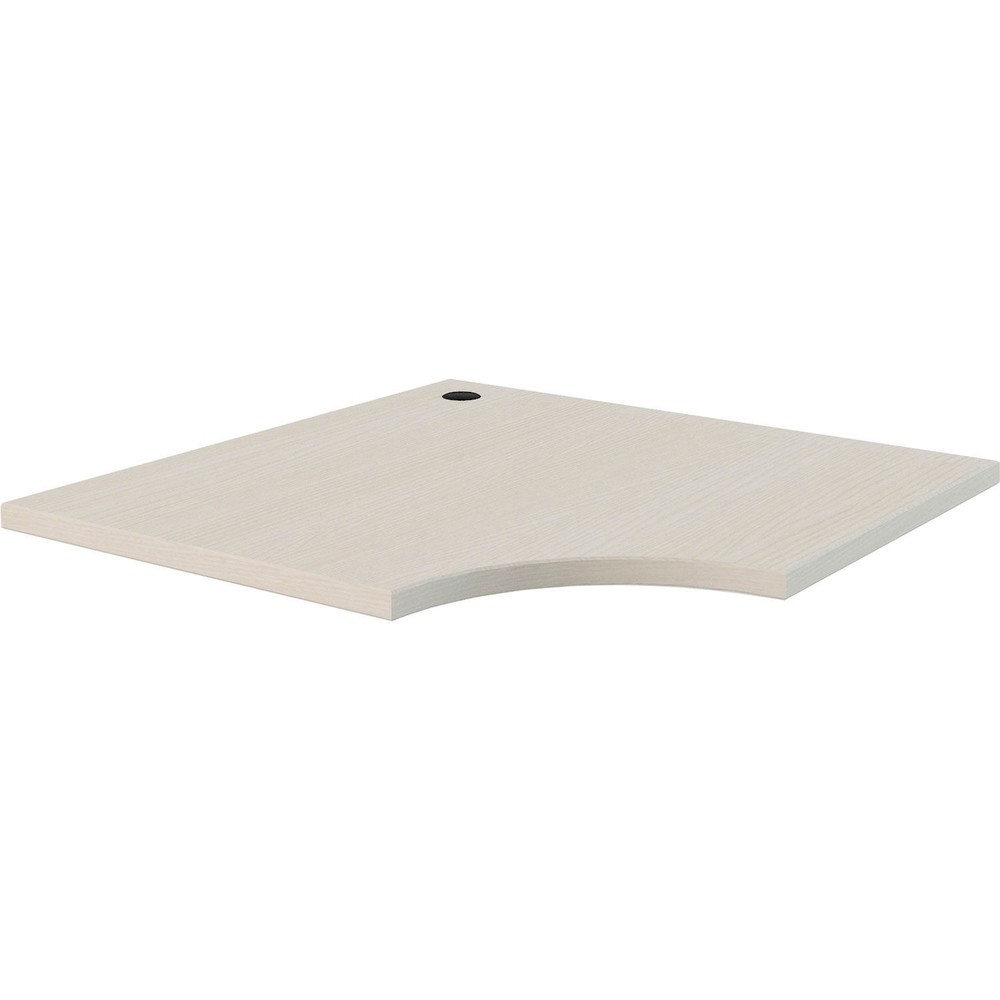 Interion Modular Partition Corner Worksurface 36"W x 24"D White Ash