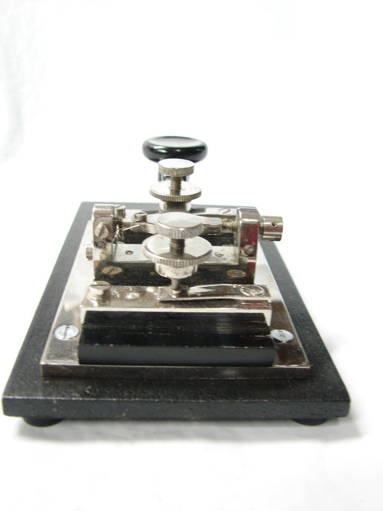 ~WWII JAPANESE NAVY TELEGRAPH KEY~RECONDITIONED on a CUSTOM WOOD BASE~VERY NICE~