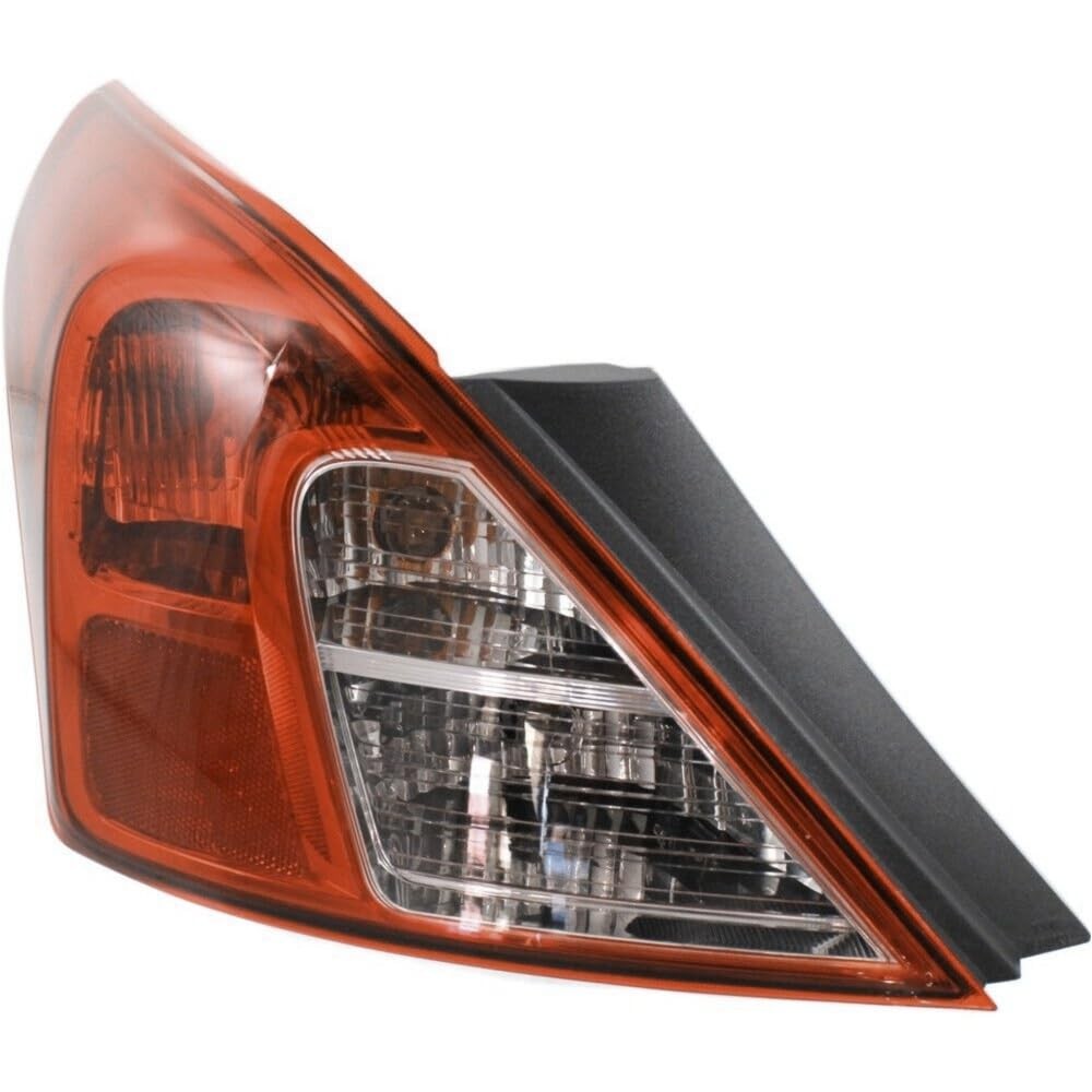 Left Driver Side Tail Light Assembly Red Clear for Nissan Versa 12-19